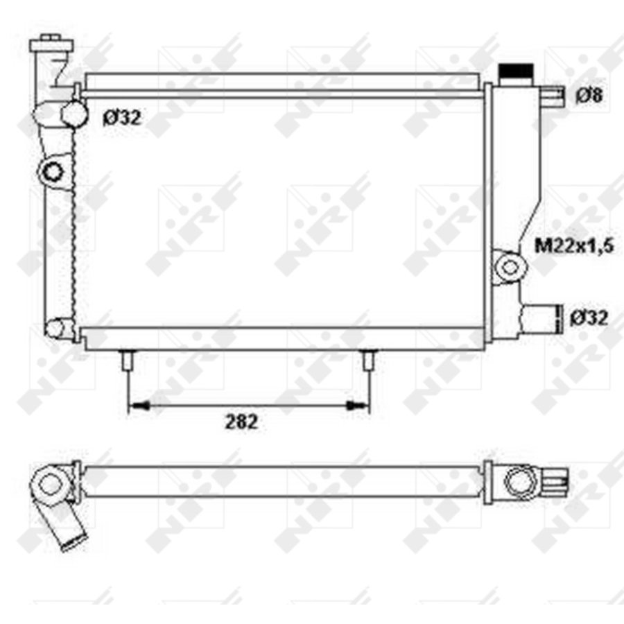 Radiatore NRF 52024