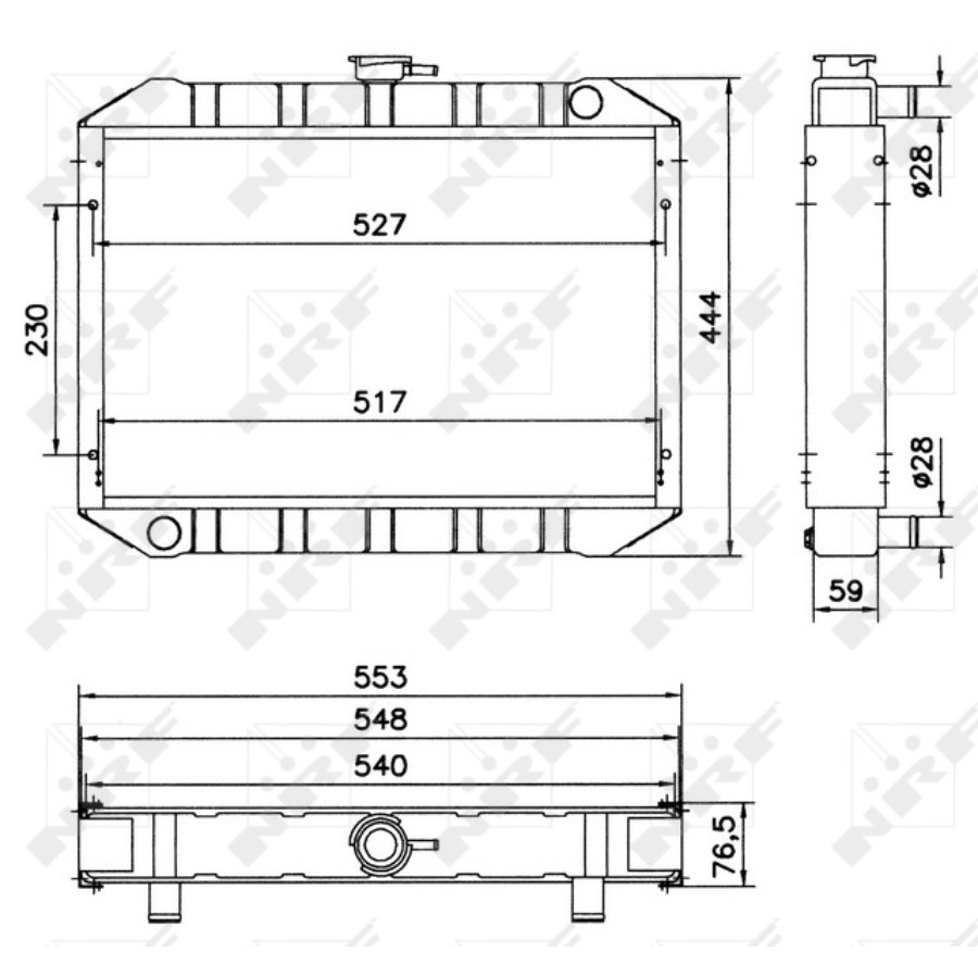 Radiatore NRF 52048