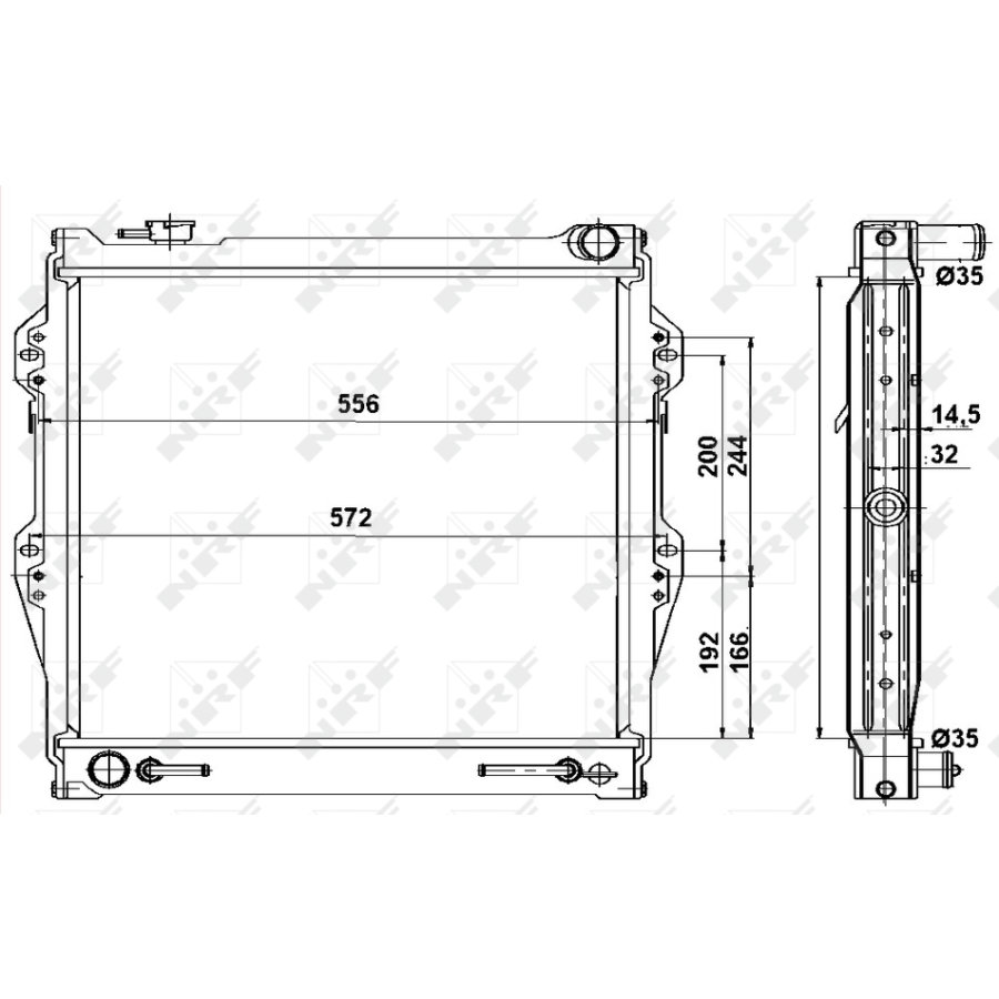 Radiatore NRF 52091