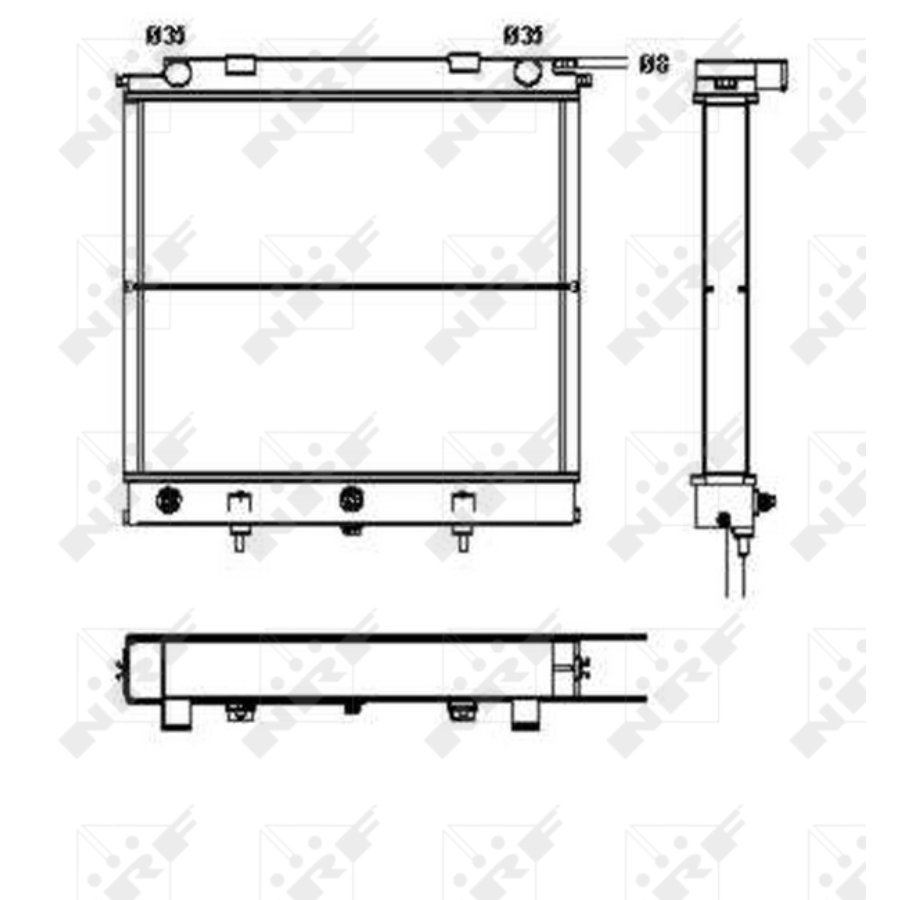 Radiatore NRF 52129