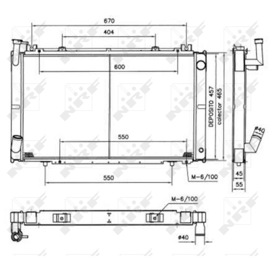Radiatore NRF 52154