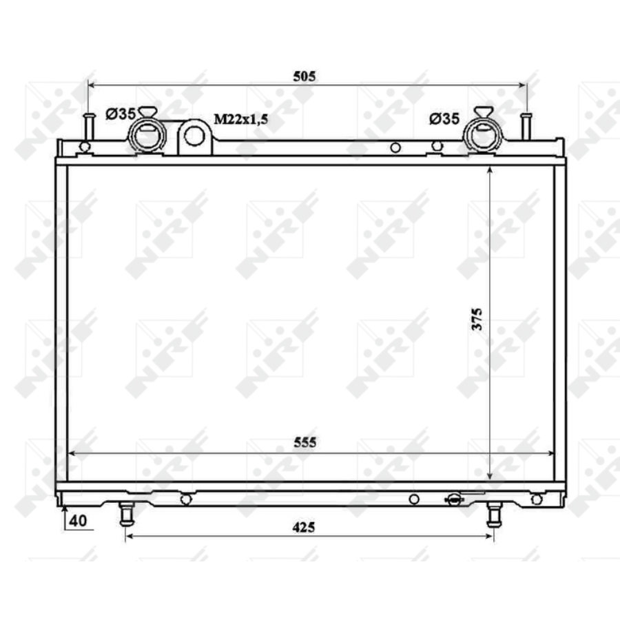 Radiatore NRF 53201