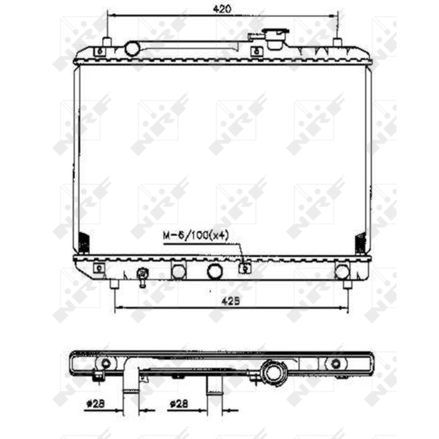 Radiatore NRF 53207