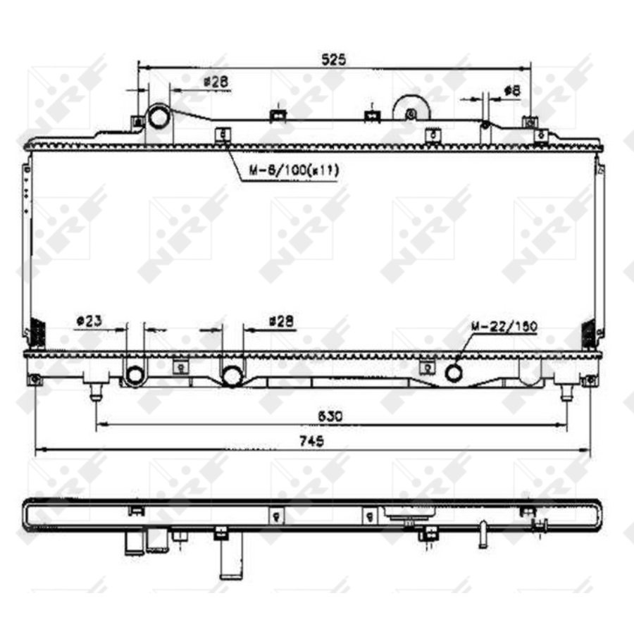 Radiatore NRF 53224