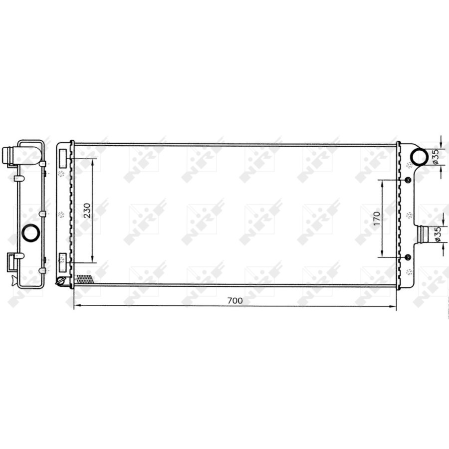 Radiatore NRF 53228