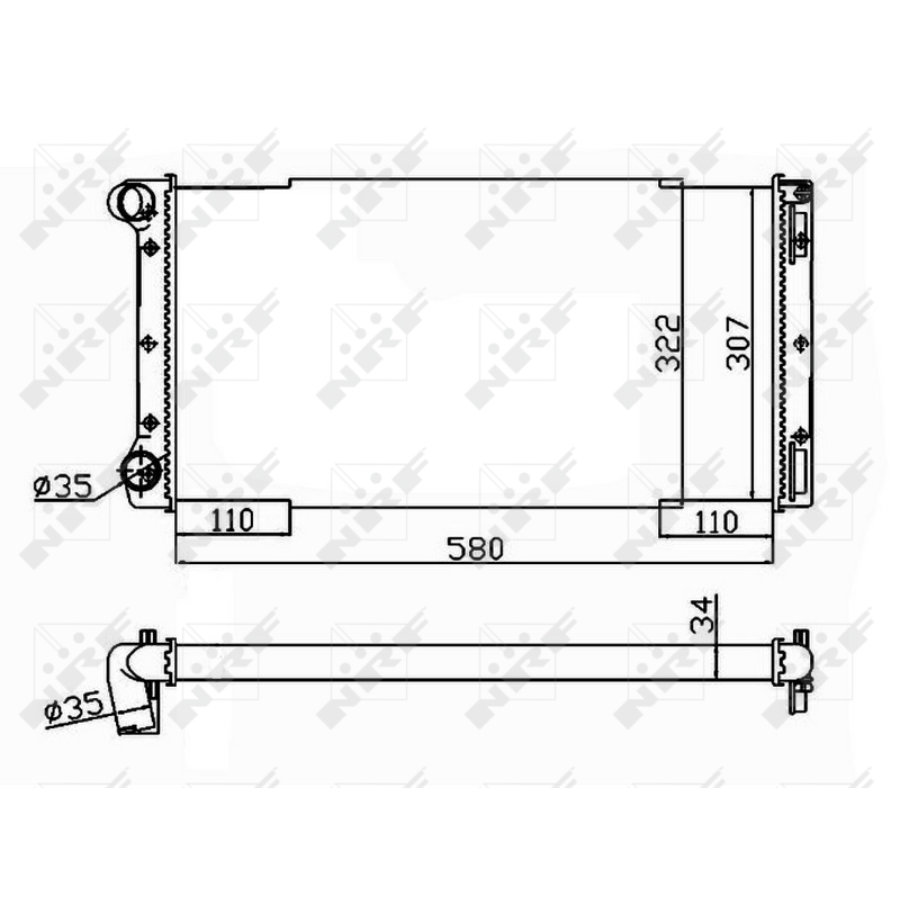 Radiatore NRF 53229