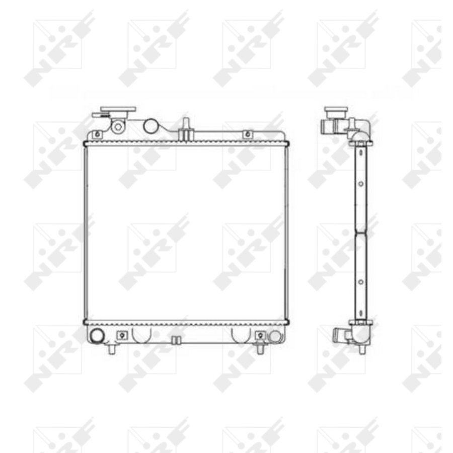Radiatore NRF 53257 EASY FIT