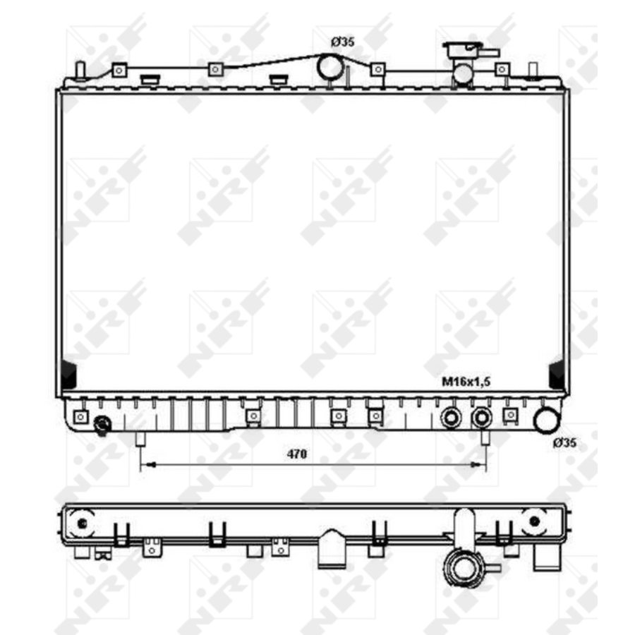 Radiatore NRF 53259