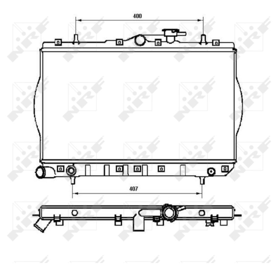 Radiatore NRF 53262