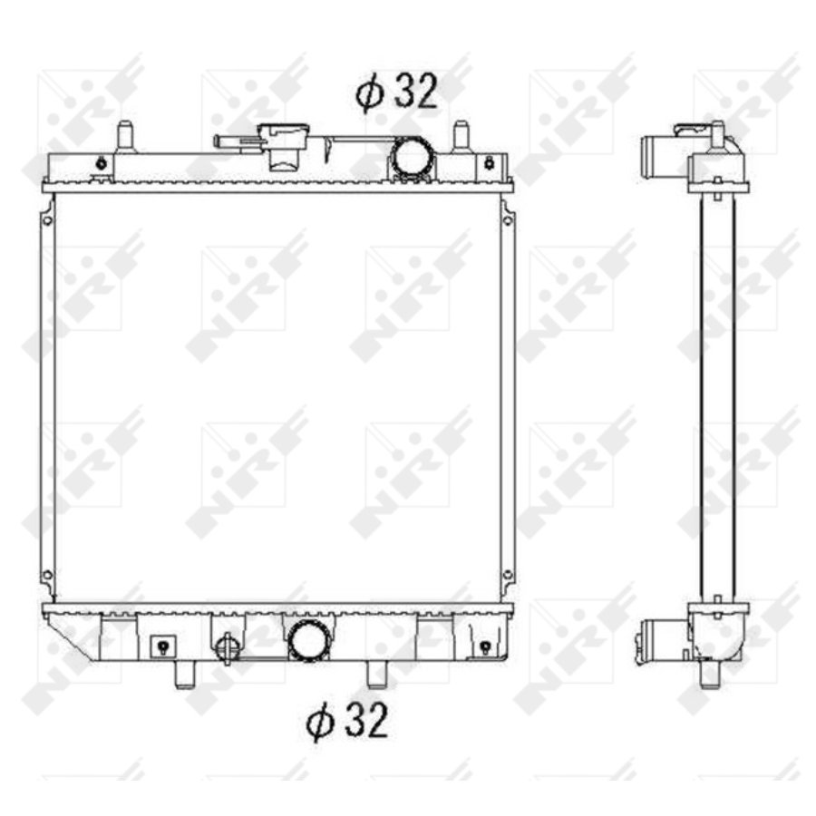 Radiatore NRF 53276