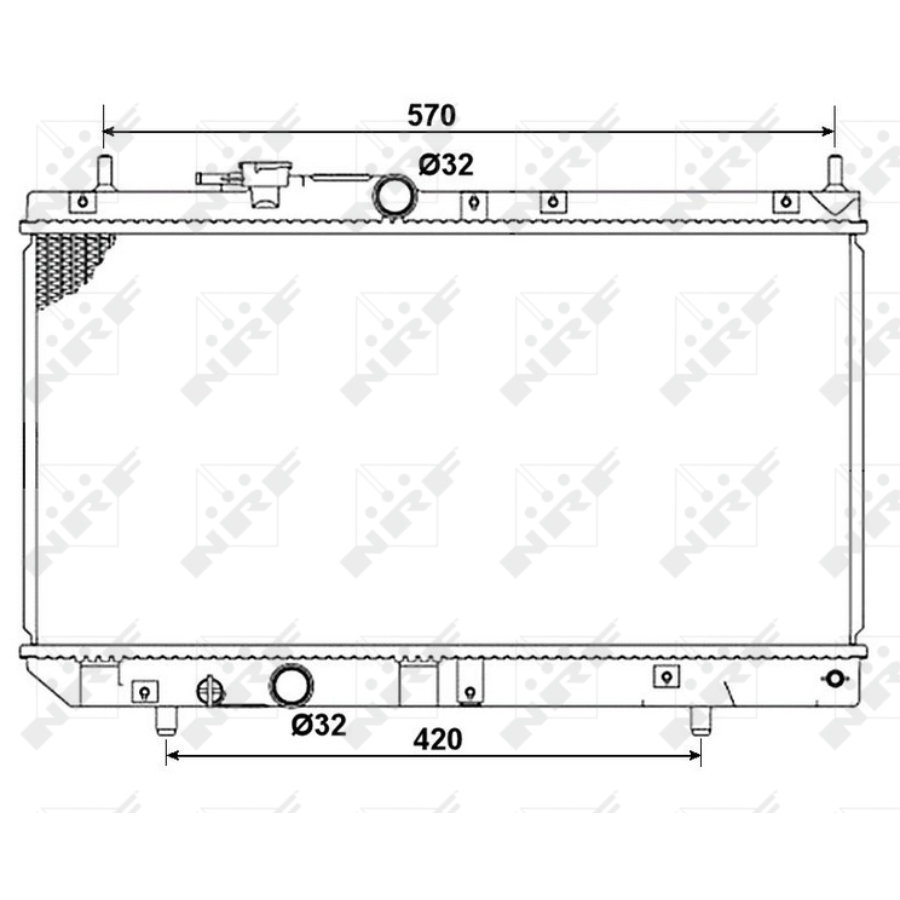 Radiatore NRF 53277