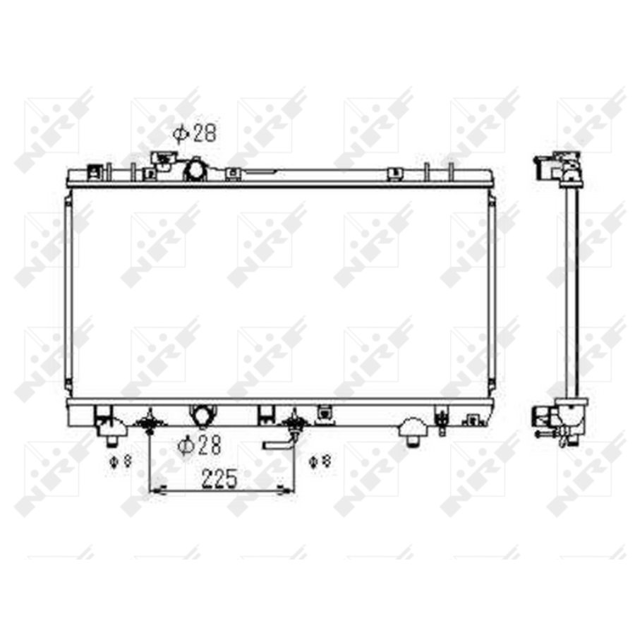 Radiatore NRF 53349