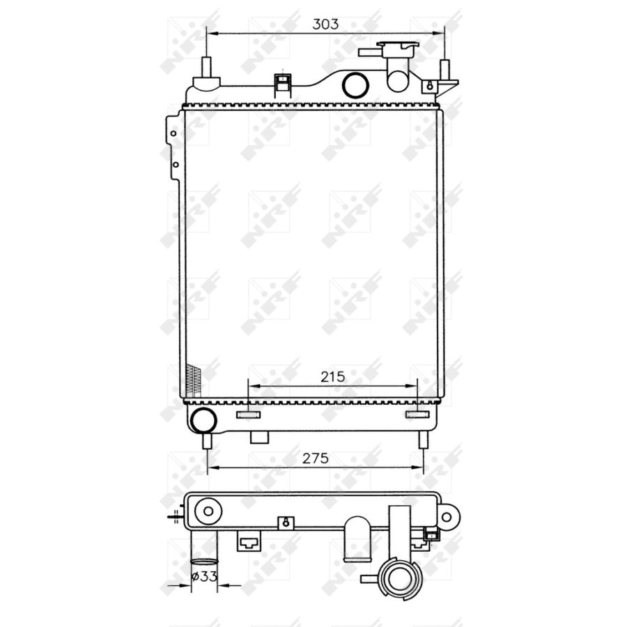 Radiatore NRF 53359