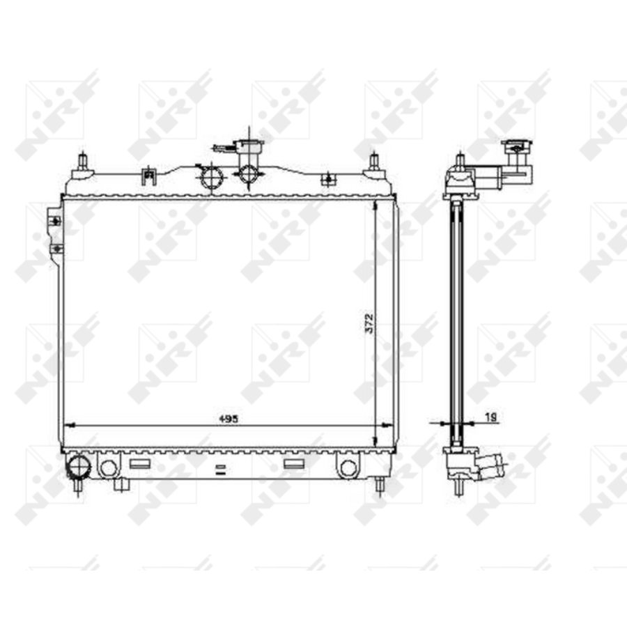 Radiatore NRF 53361