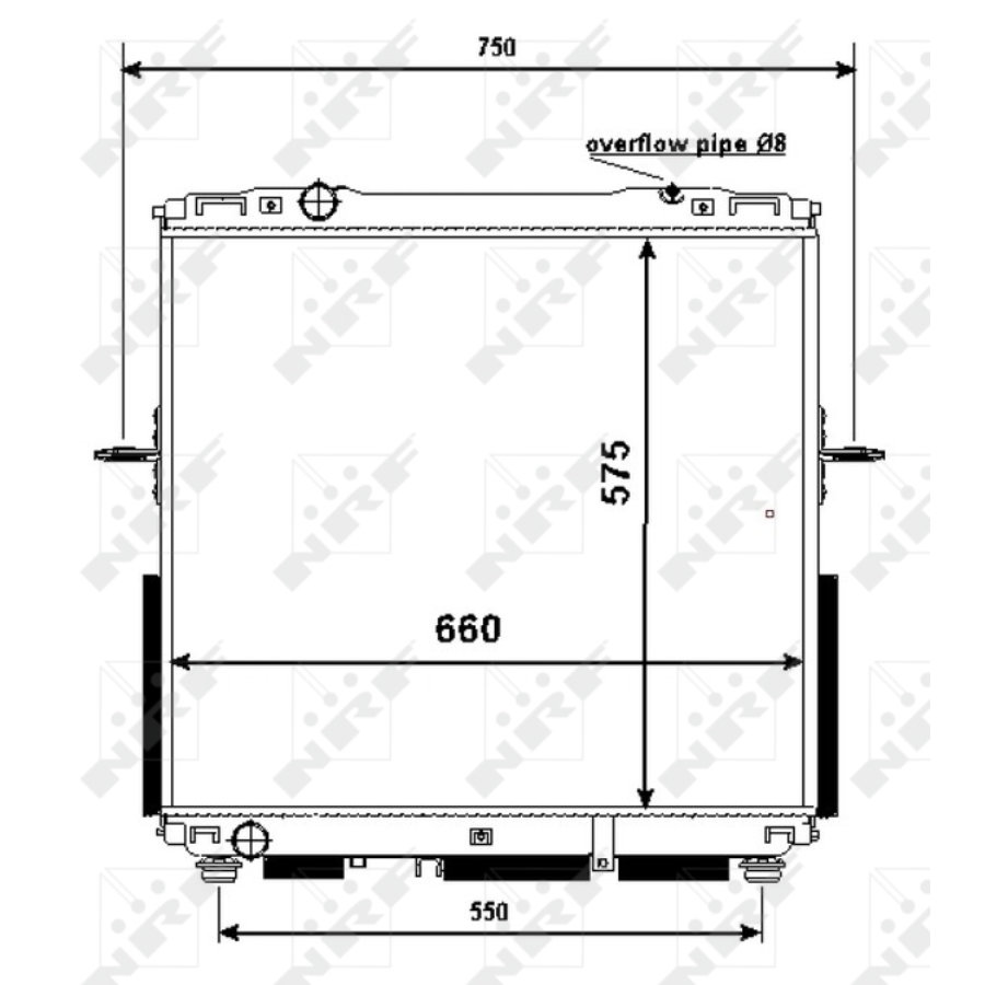 Radiatore NRF 53367