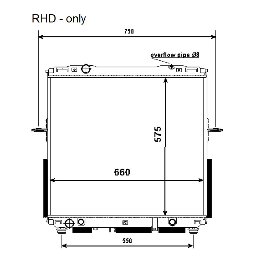 Radiatore NRF 53368