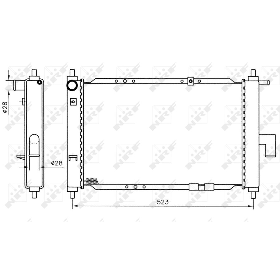 Radiatore NRF 53375