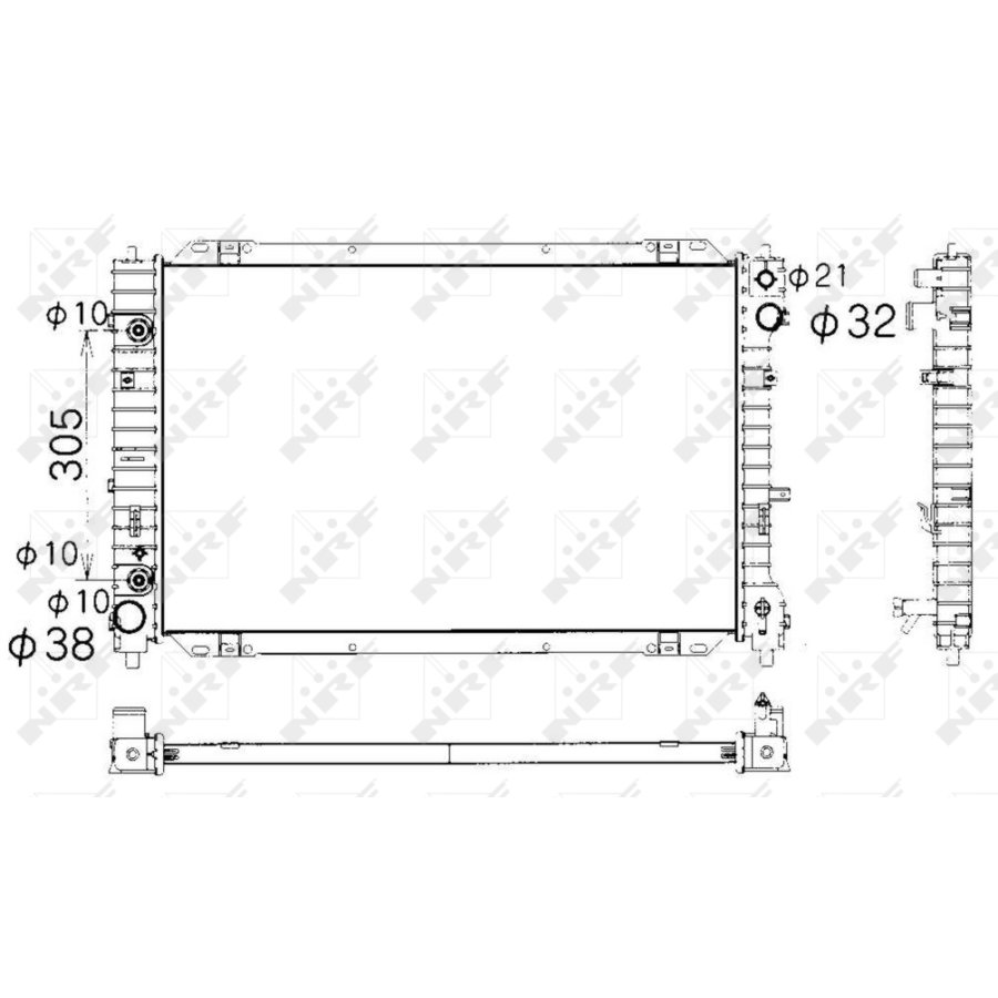 Radiatore NRF 53377