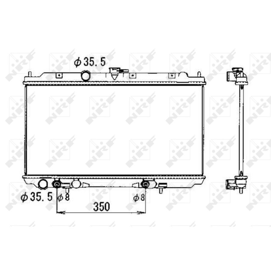 Radiatore NRF 53389