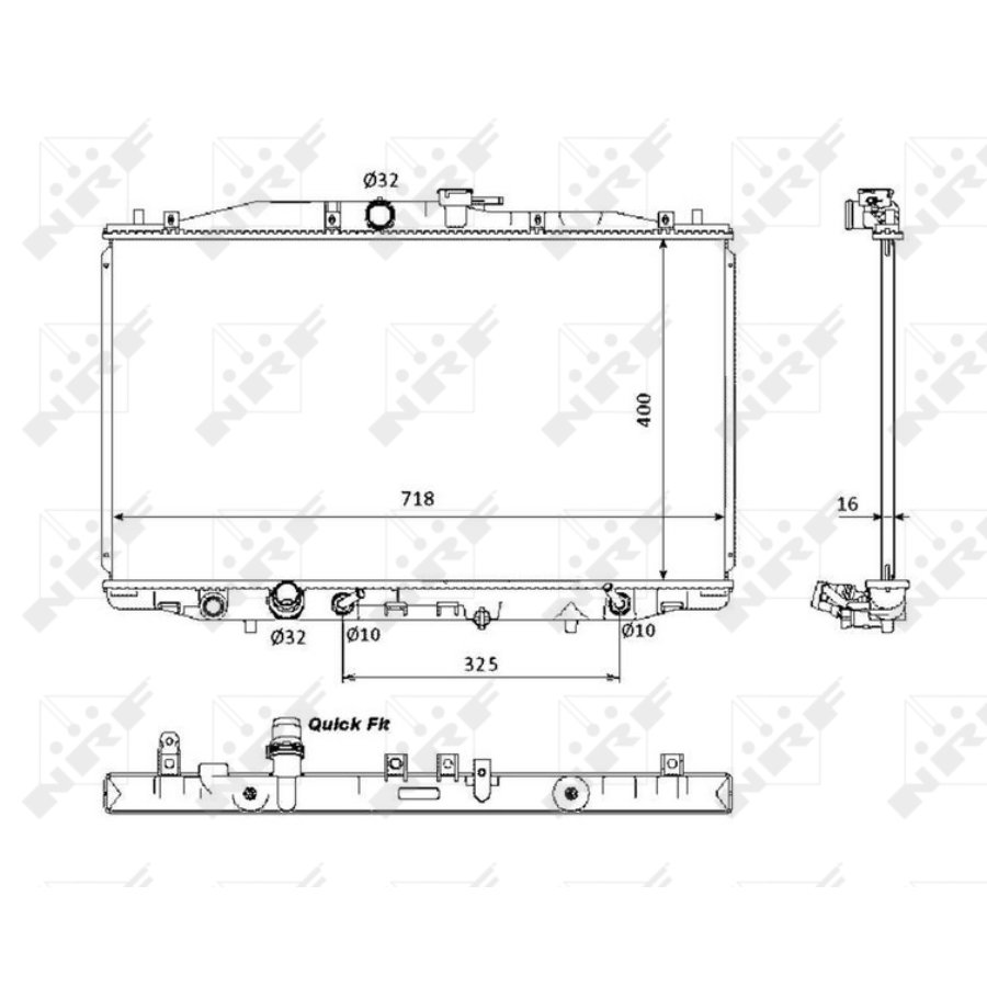 Radiatore NRF 53393