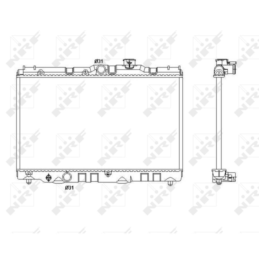 Radiatore NRF 53399