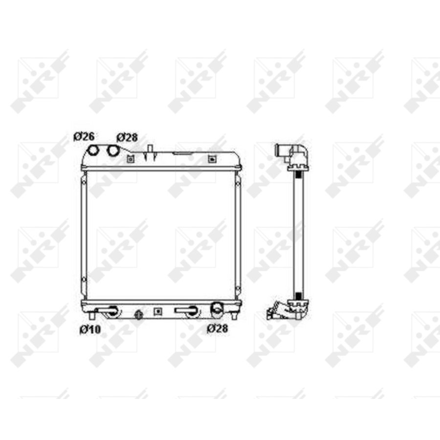 Radiatore NRF 53408