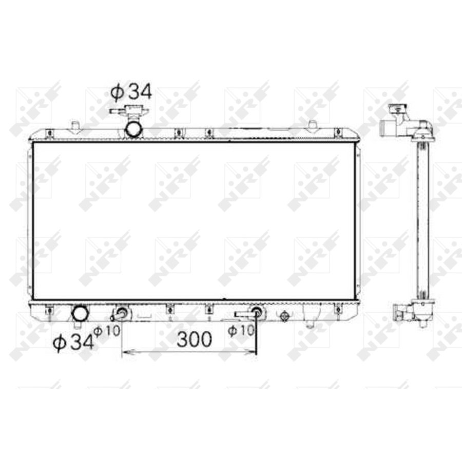 Radiatore NRF 53429