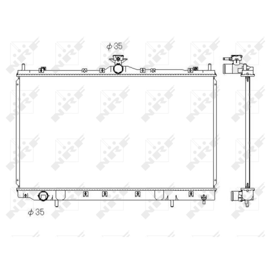 Radiatore NRF 53431