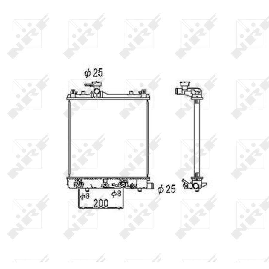 Radiatore NRF 53445