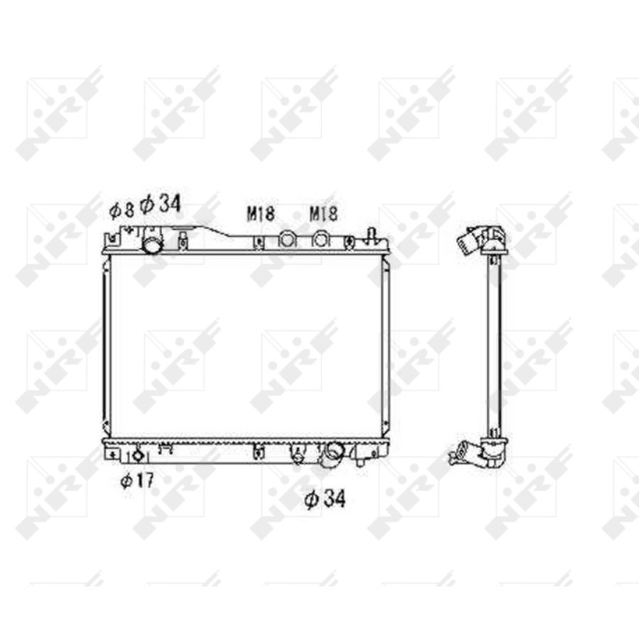 Radiatore NRF 53461
