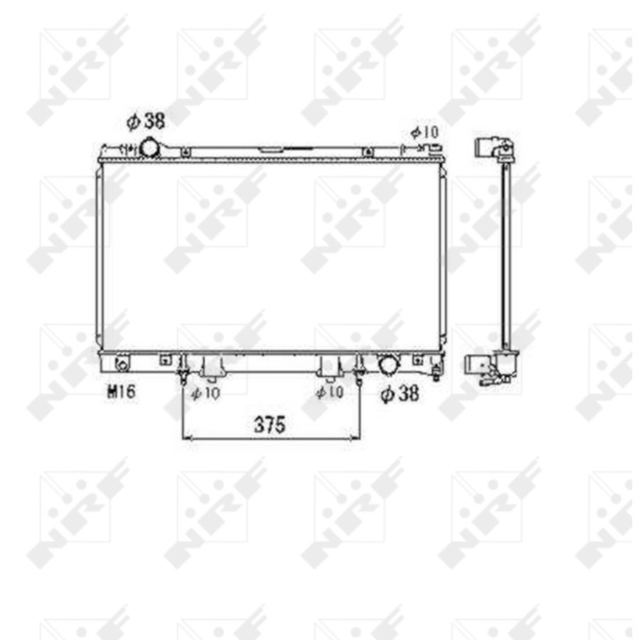 Radiatore NRF 53468