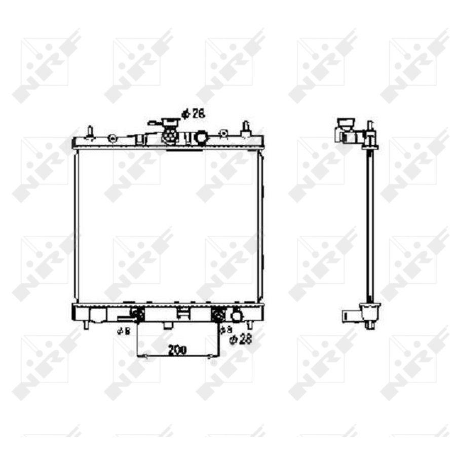 Radiatore NRF 53477