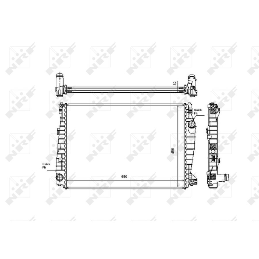 Radiatore NRF 53487