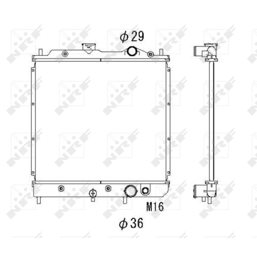Radiatore NRF 53520