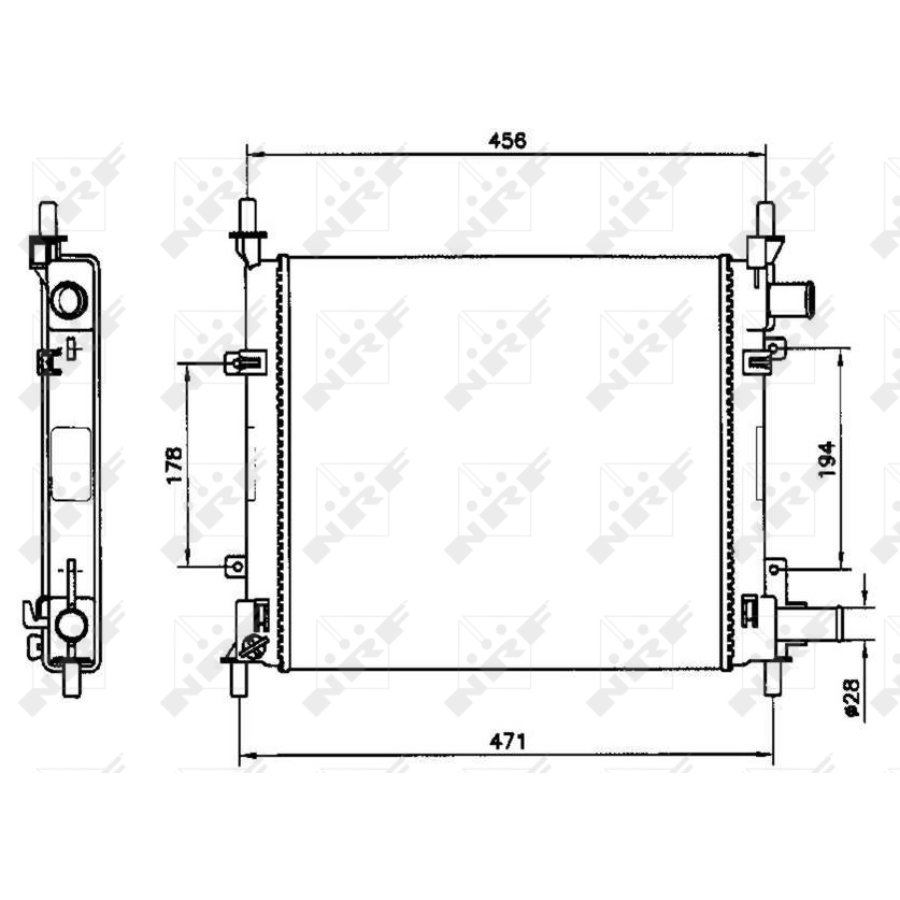 Radiatore NRF 54601