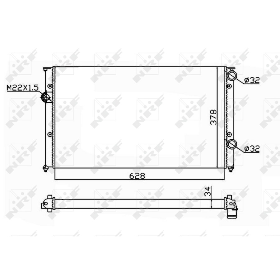 Radiatore NRF 54693
