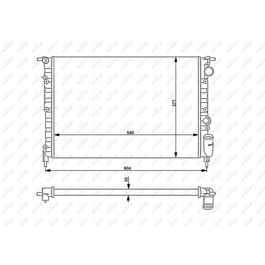 Radiatore NRF 54706