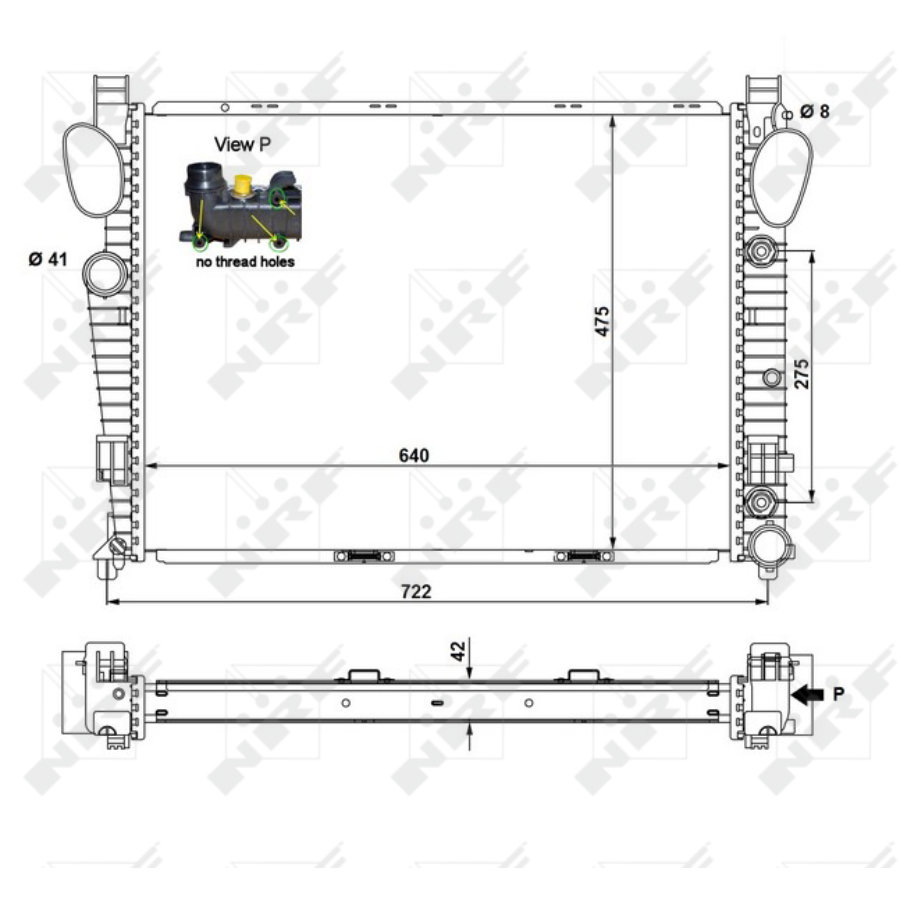 Radiatore NRF 55325