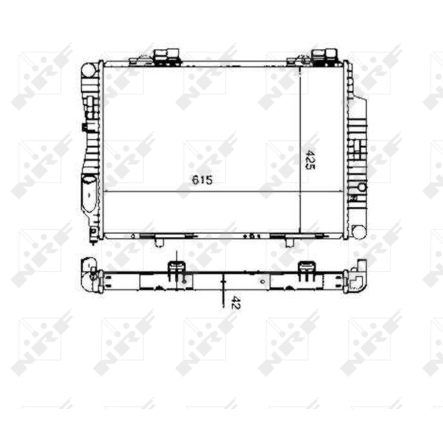 Radiatore NRF 55333 EASY FIT