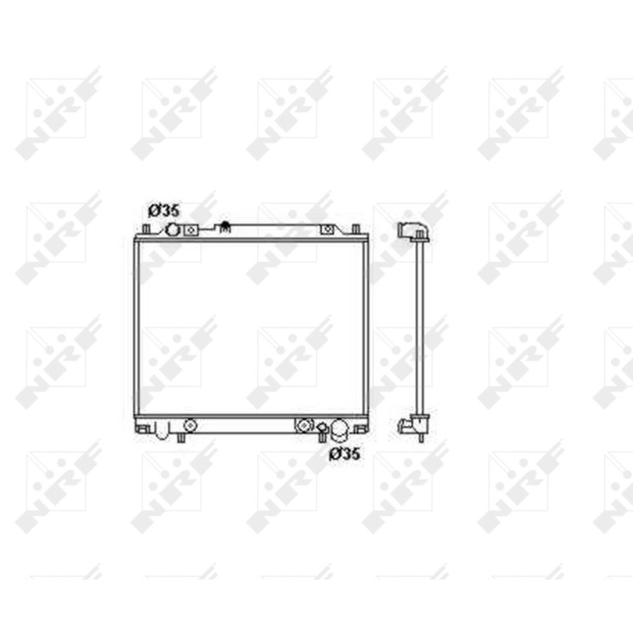 Radiatore NRF 55344
