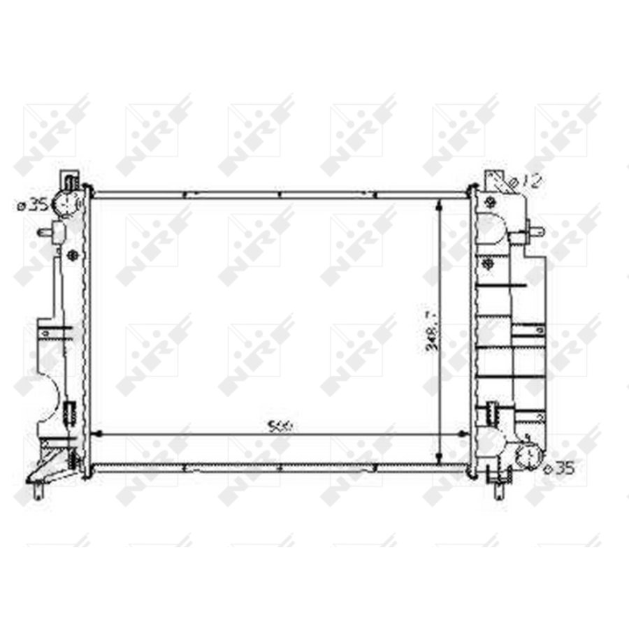 Radiatore NRF 58108 EASY FIT