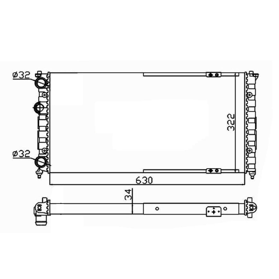 Radiatore NRF 58135
