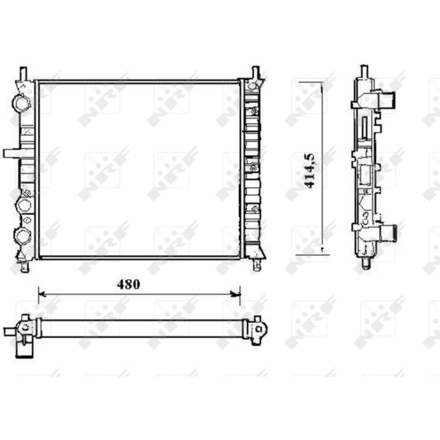 Radiatore NRF 58191