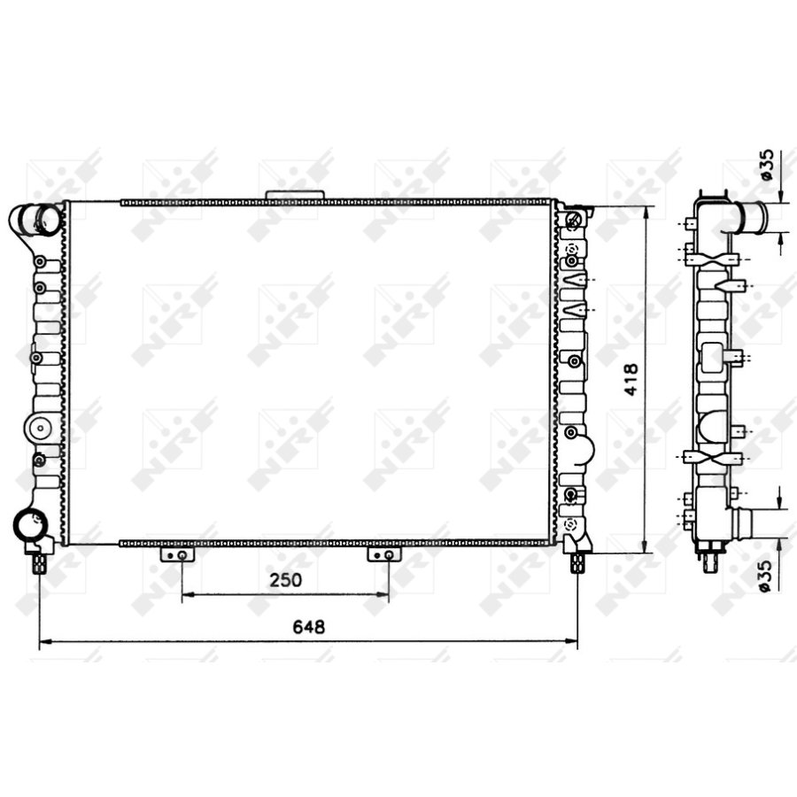 Radiatore NRF 58216