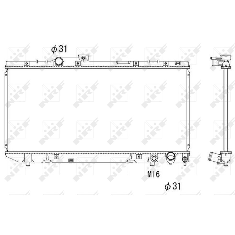 Radiatore NRF 58238