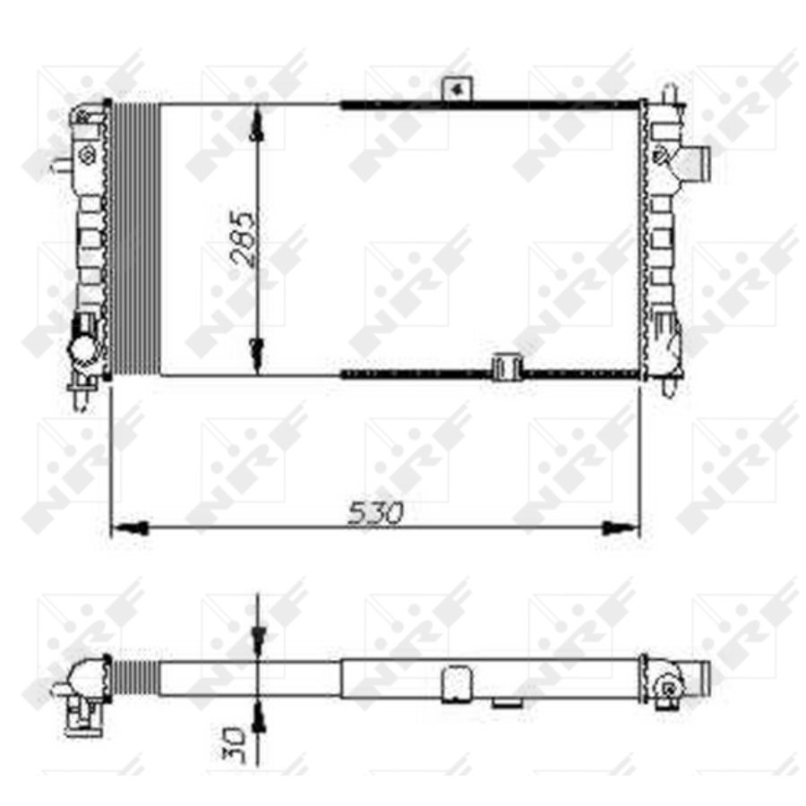 Radiatore NRF 58675