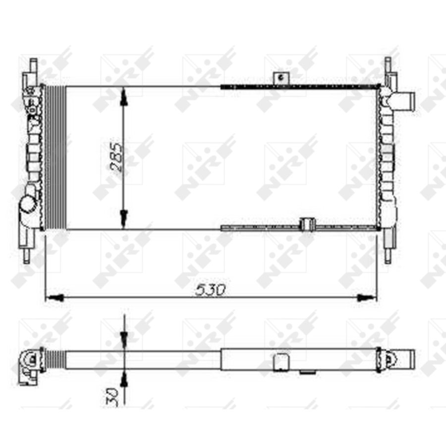 Radiatore NRF 58711