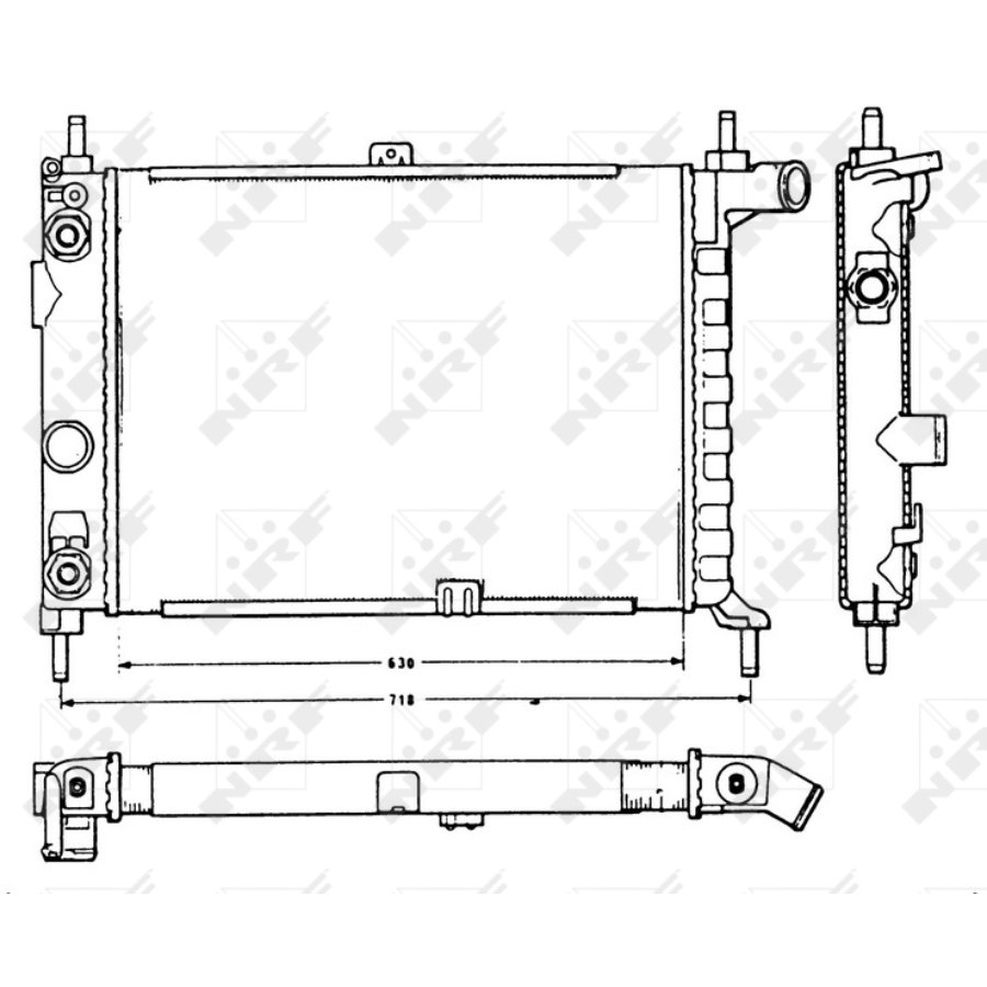 Radiatore NRF 58721