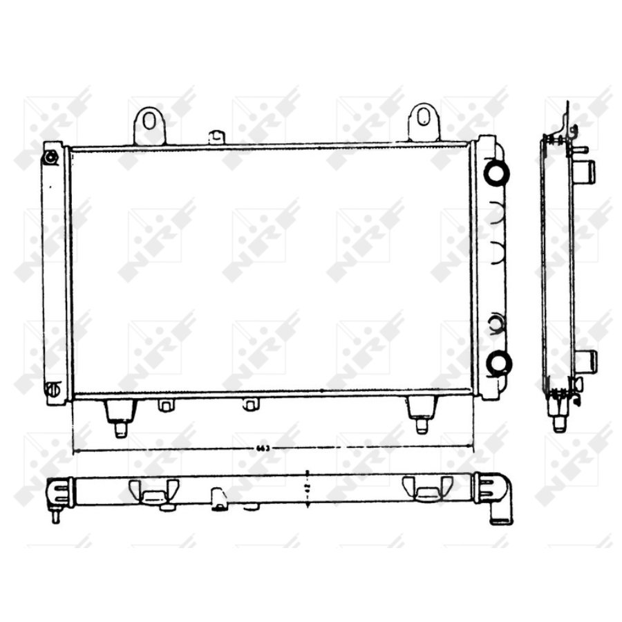 Radiatore NRF 58749