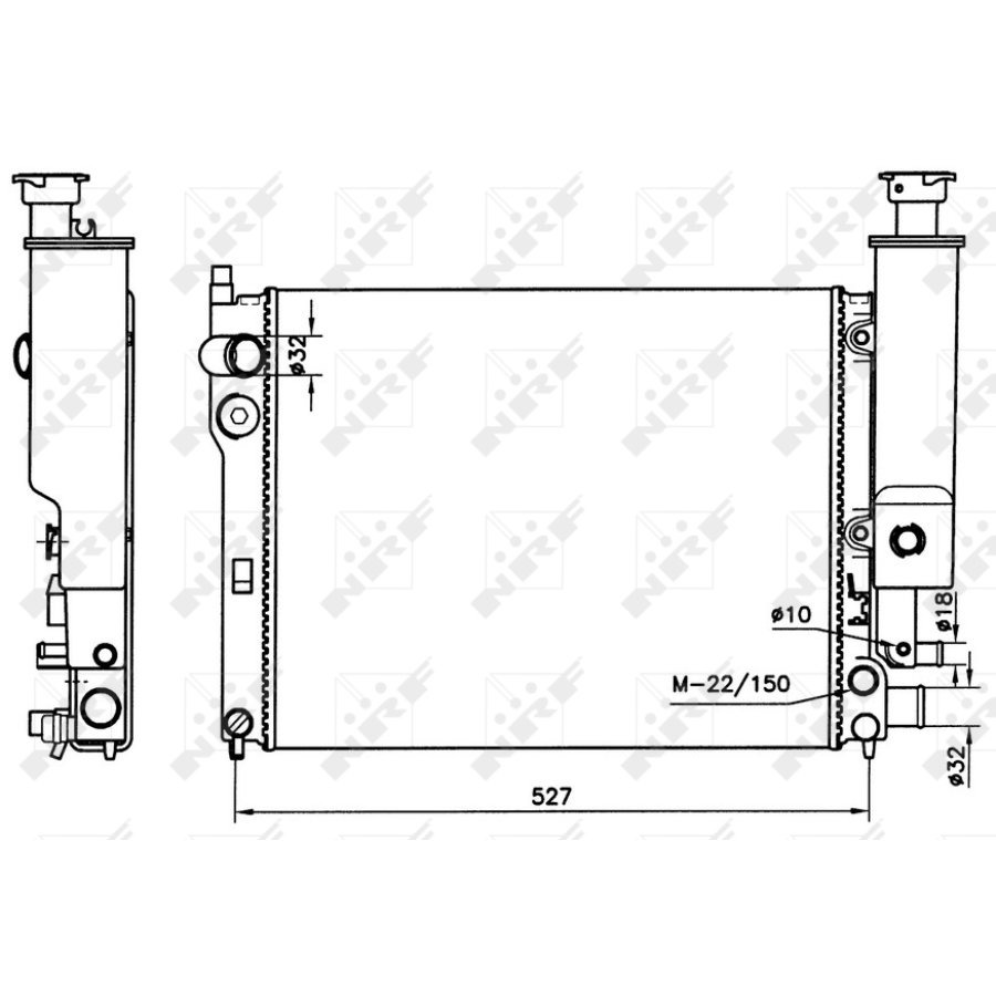 Radiatore NRF 58776